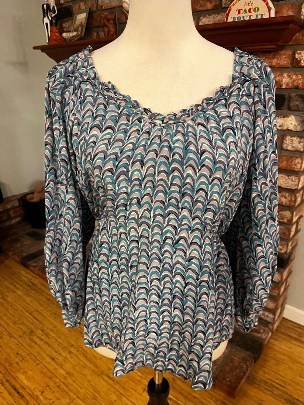 $295 Rebecca Taylor Silk Blouse-Size 6